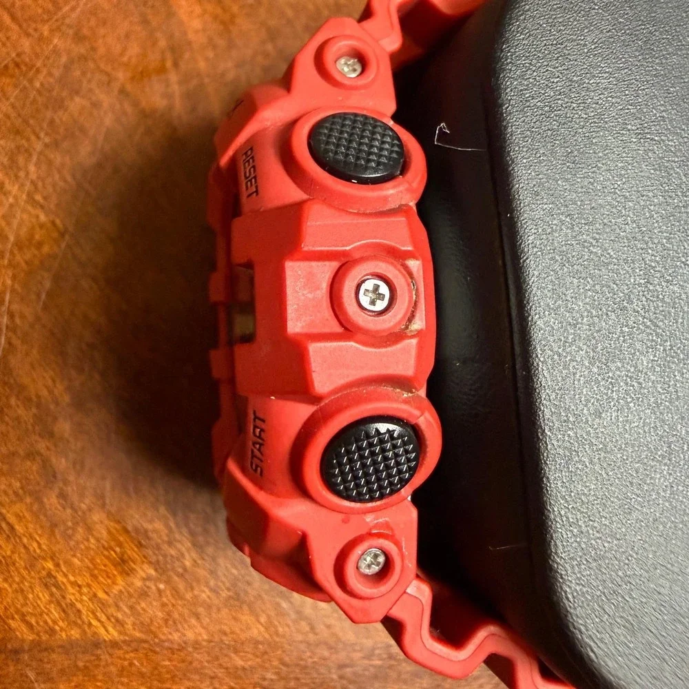 Casio G-Shock GA-700 Red Resin Analog Digital Sport Watch 5522 GA-700-4A